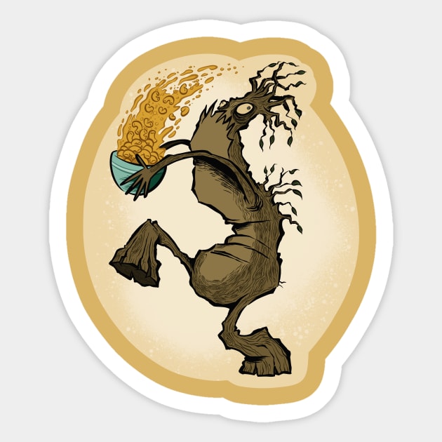 Mac n' Cheese Tree Man Sticker by westinchurch